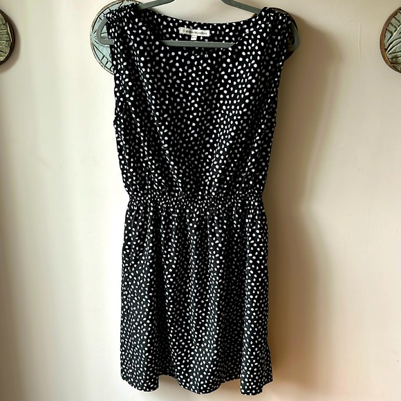 Catherine Malandrino black and white sleeveless dress with pockets size XL - Picture 3 of 9